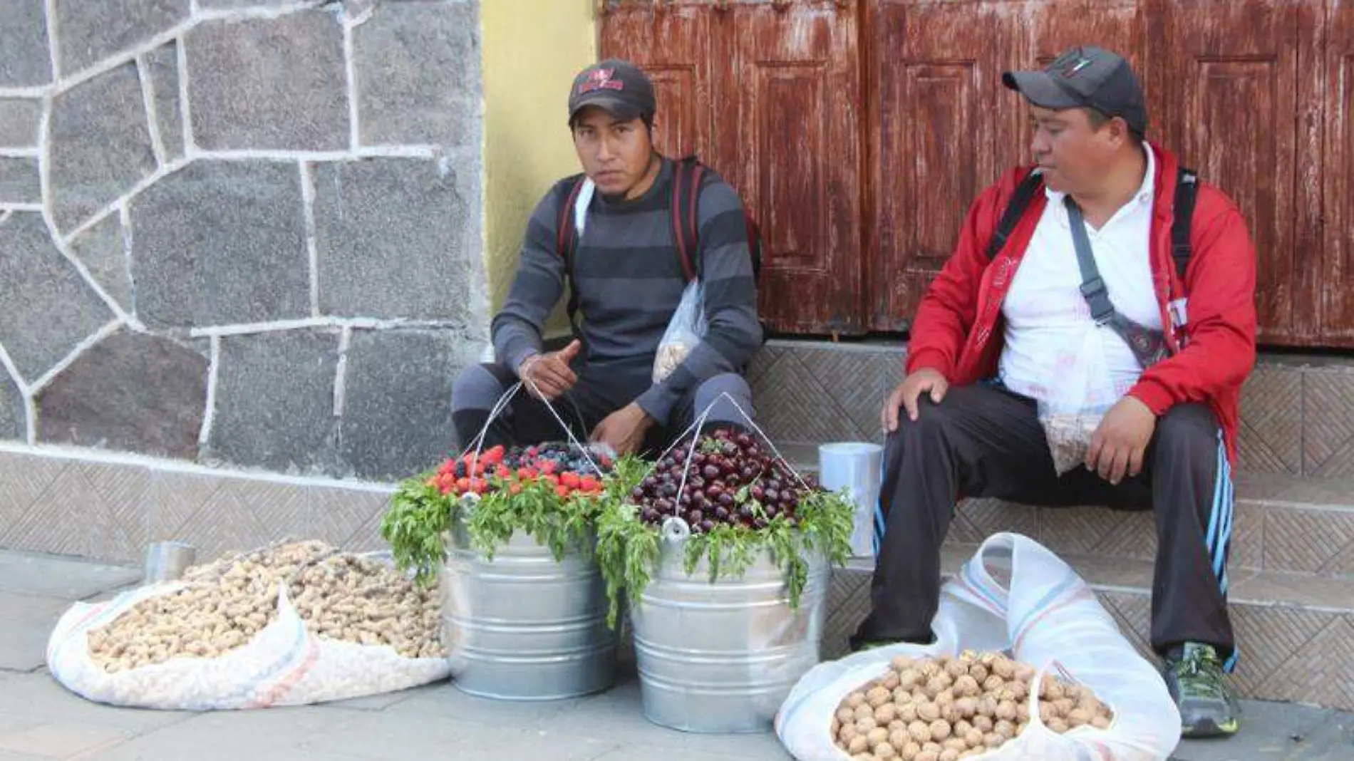 ambulntes, comerciantes, nueces